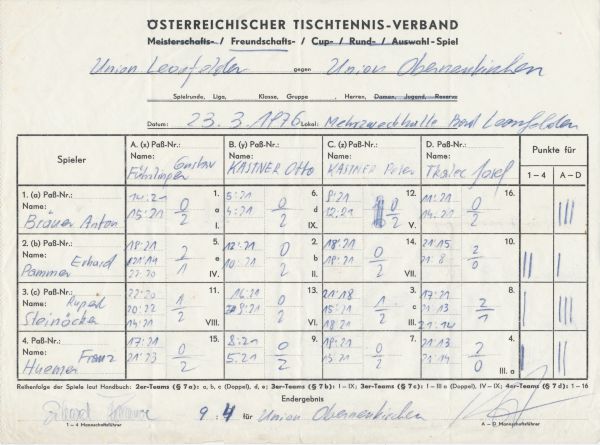 Tischt.Freundsch.Spiel-23.3.76