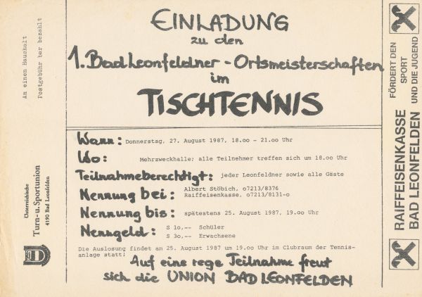 Tischt.Ortsmeistersch.27.8.87